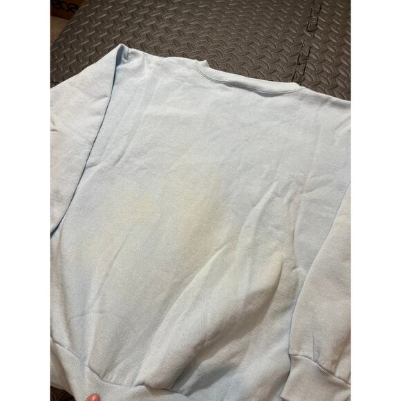 Vintage UNC North Carolina Tarheels Basketball Crewneck Tultex Size Mens XL - Picture 8 of 10